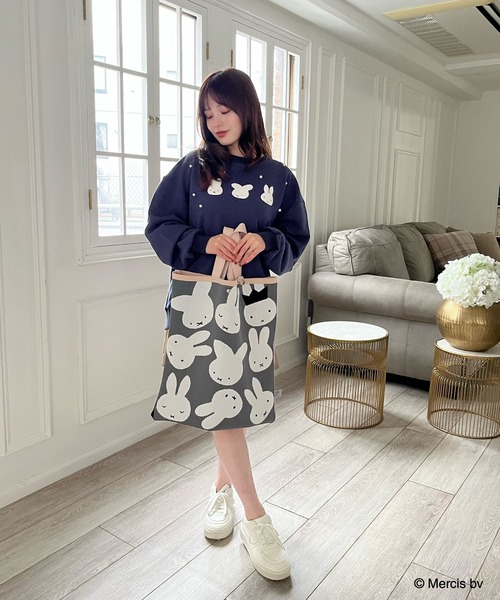 MIIA（ミーア） トートバッグ miffy ニットトートバッグ レディース