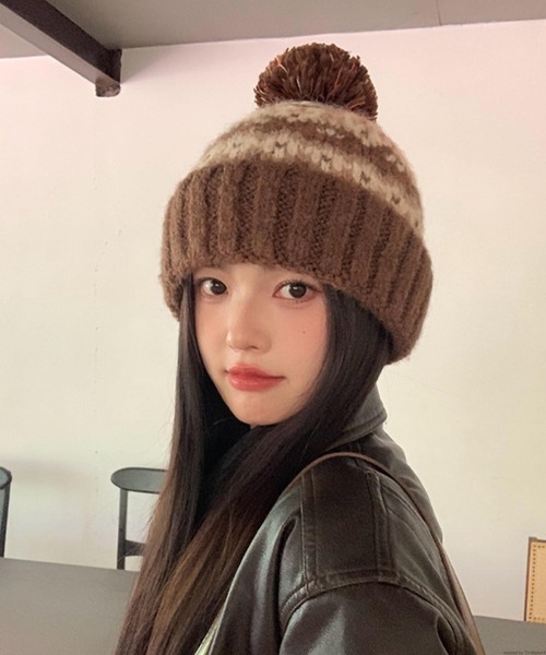 pur chouchou（ピュールシュシュ） ニット帽 ニットキャップ pur
