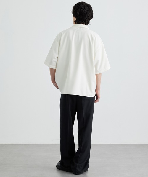 MONO-MART（モノマート） ワイドパンツ スラックス ハイツイステッド