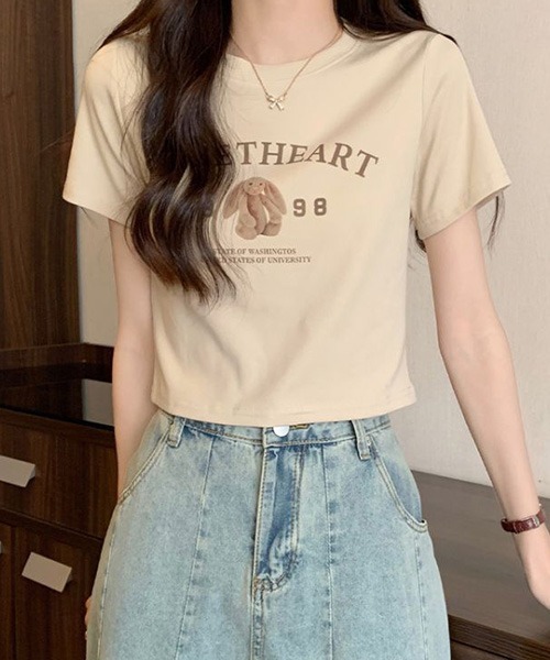 「SONA」 半袖Tシャツ FREE ホワイト レディース_画像3