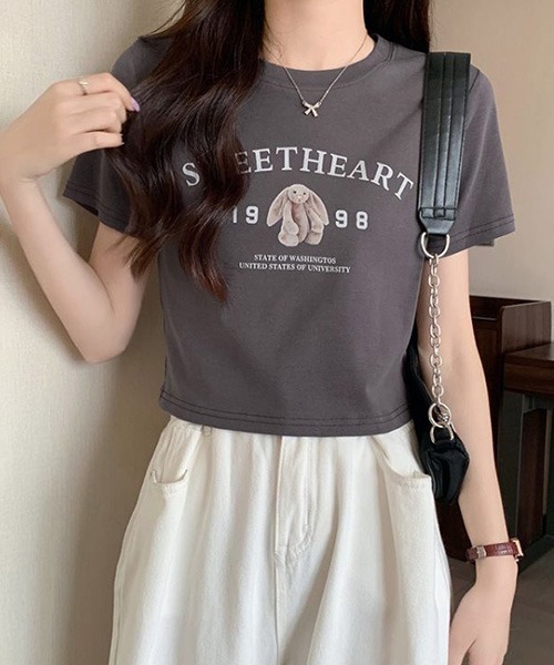 「SONA」 半袖Tシャツ FREE ホワイト レディース_画像7