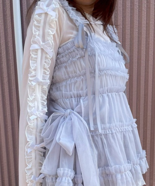 Candy Stripper（キャンディーストリッパー） TULLE FRILL SHIRRING