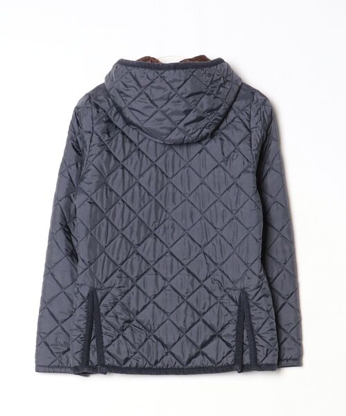 「LAVENHAM」 キルティング中綿ジャケット 38 ネイビー レディース_画像2