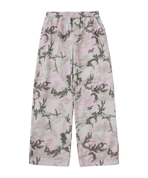 X-girl（エックスガール） パンツ FACE LABEL LOOSE FIT EASY PANTS