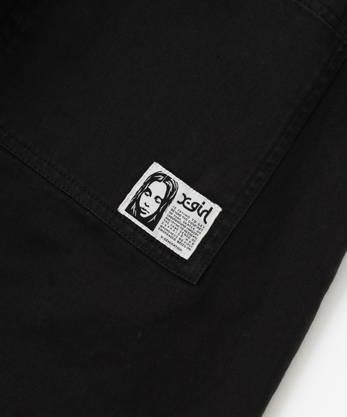 X-girl（エックスガール） パンツ FACE LABEL LOOSE FIT EASY PANTS