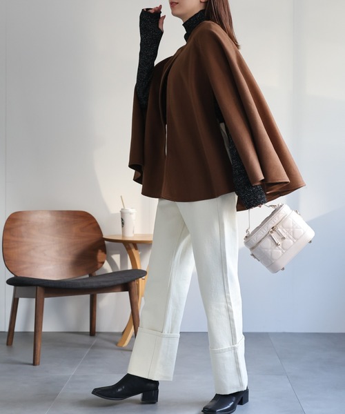 「sakishimatokyo」 ポンチョ FREE ベージュ レディース_画像2