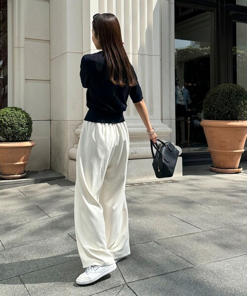 「fredy emue」 イージーパンツ 36 チャコールグレー レディース_画像8