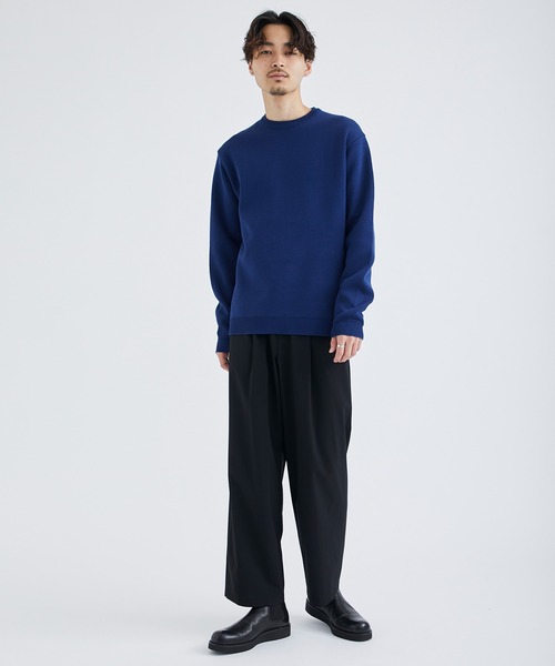 「CITY」 長袖ニット 1 オフホワイト メンズ_画像6