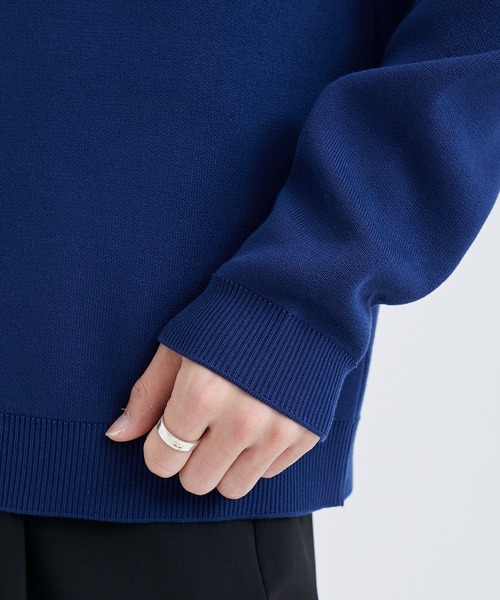 「CITY」 長袖ニット 1 オフホワイト メンズ_画像9