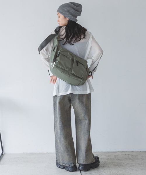 「JEANASIS」 ショルダーバッグ FREE カーキ レディース_画像6