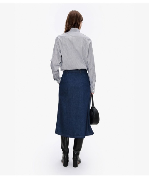 ブラウス シャツ BLOUSE A COL VOLANTE レディースの画像