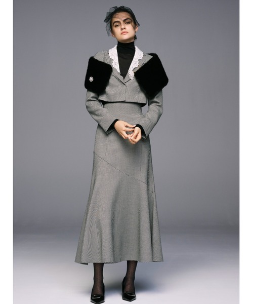 「CELFORD」 ロングスカート 38 ブラック レディース_画像3