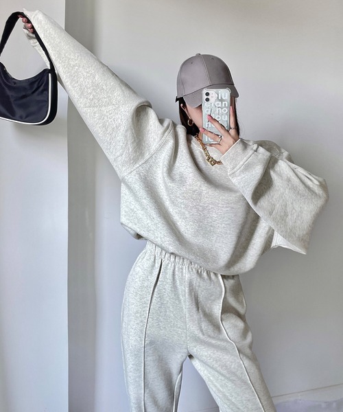 「DAY CLOSET」 セットアップ M グレー レディース_画像4