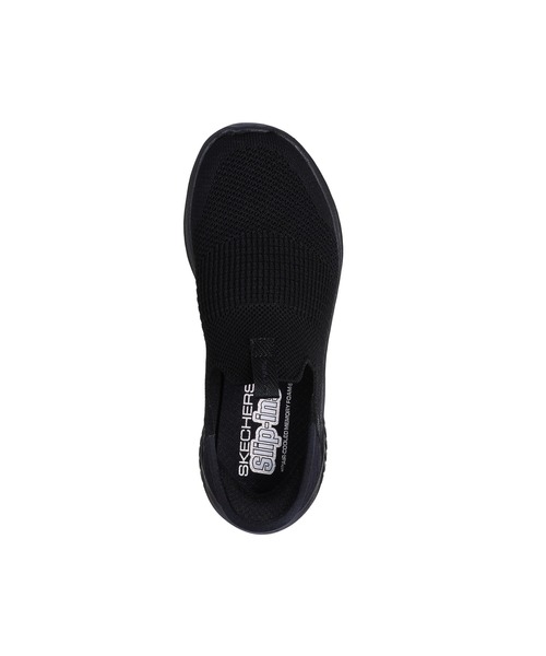 「SKECHERS」 「KIDS」スリッポン 21cm ブラック×ホワイト キッズ_画像2