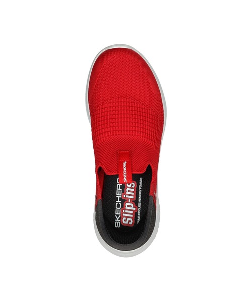 「SKECHERS」 「KIDS」スリッポン 21cm ブラック×ホワイト キッズ_画像9