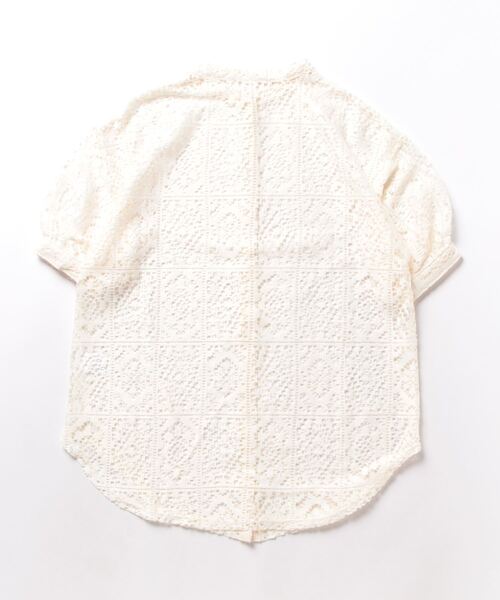 「e-zakkamania stores」 半袖ブラウス M アイボリー レディース_画像2