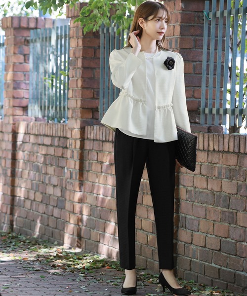「Flolia」 セットアップ M ネイビー レディース_画像9