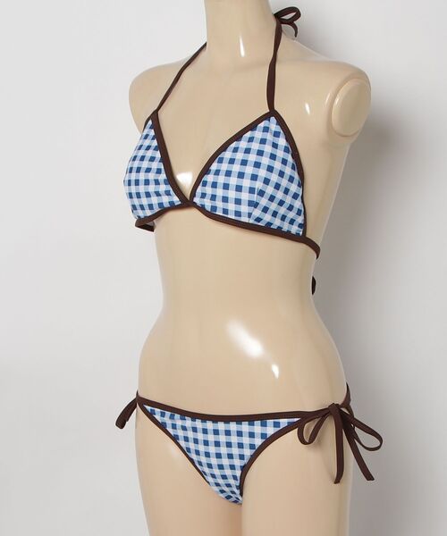 gossip!ロサンゼルス 水着 Y2K レトロ チェック柄 温泉水着 swim wear