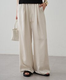 Loungedress（ラウンジドレス） ワイドパンツ パンツ サテンワイド