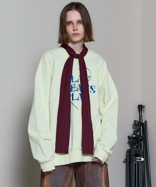 「MAISON SPECIAL」 スウェットカットソー FREE レッド レディースの画像