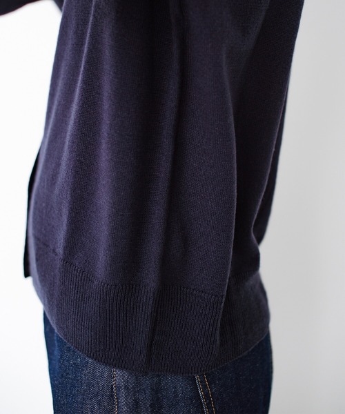 「haco!」 ニットアンサンブル MEDIUM ネイビー レディース_画像9