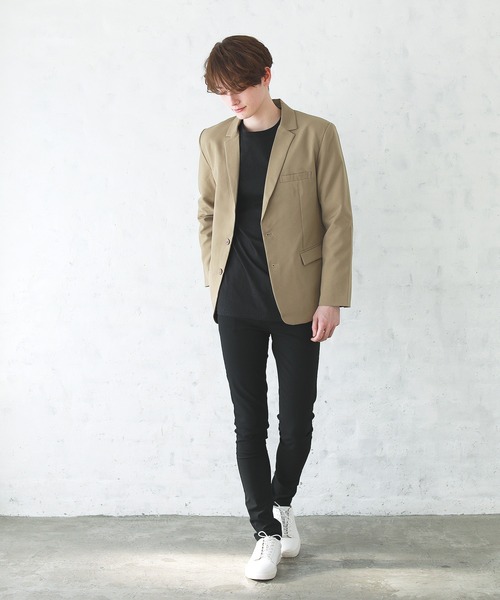 「ASTRONOMY」 テーラードジャケット X-LARGE ベージュ メンズ_画像8