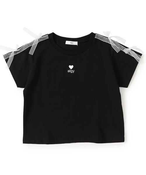 algy（アルジー） tシャツ 「吸水速乾/接触冷感」シアーラインりぼん