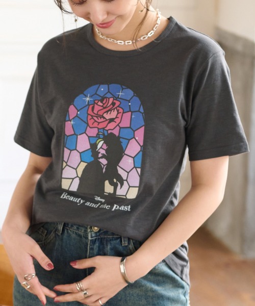 Disney（ディズニー） tシャツ 半袖 「Disney」「美女と野獣