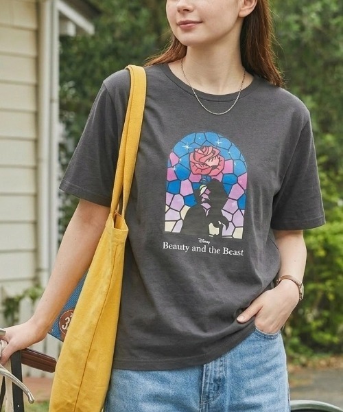 Disney（ディズニー） tシャツ 半袖 「Disney」「美女と野獣
