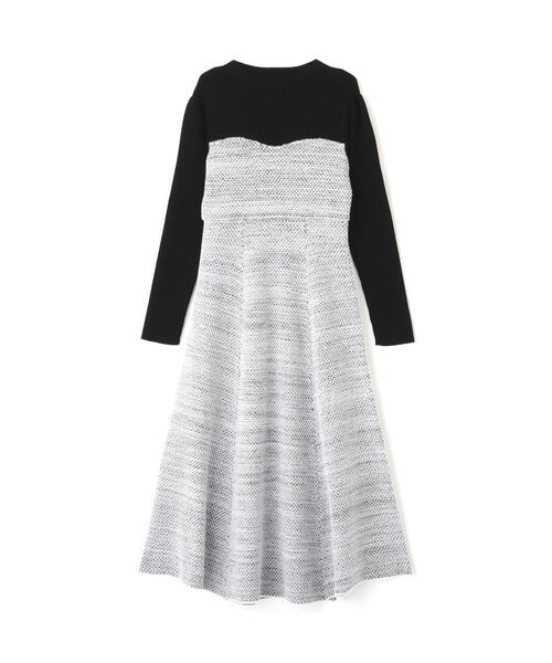 「PROPORTION BODY DRESSING」 ドッキングワンピース MEDIUM ブラック レディース_画像5