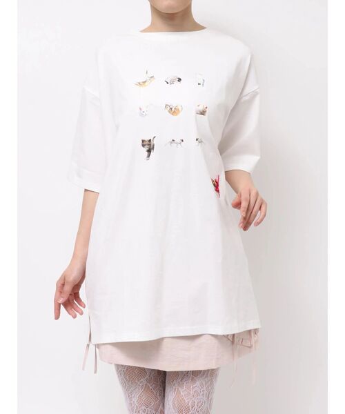 merry jenny（メリージェニー） tシャツ ひるやすみのらねこtee