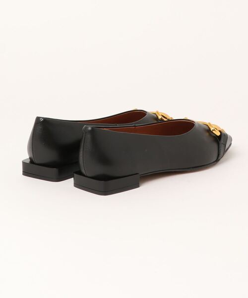 「INTER-CHAUSSURES」 フラットパンプス 36 ブラック レディース_画像2