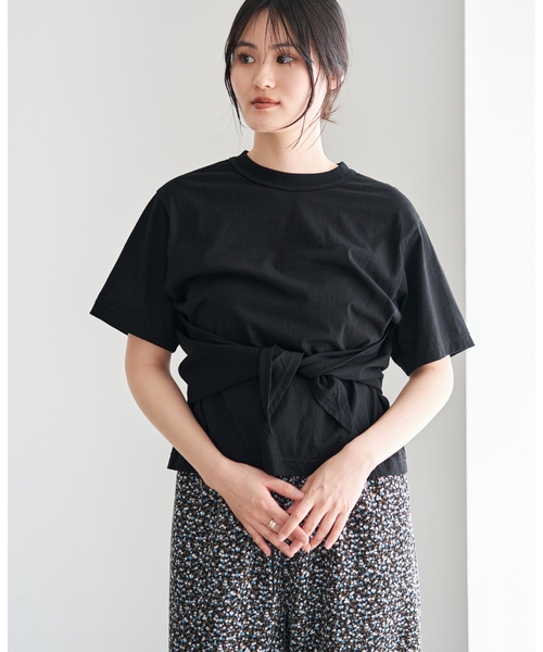 tシャツ CURRENTAGE/カレンテージ デザインカットソー A2561UTS412 レディースの画像