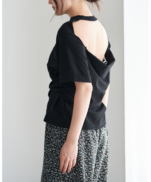 tシャツ CURRENTAGE/カレンテージ デザインカットソー A2561UTS412 レディースの画像