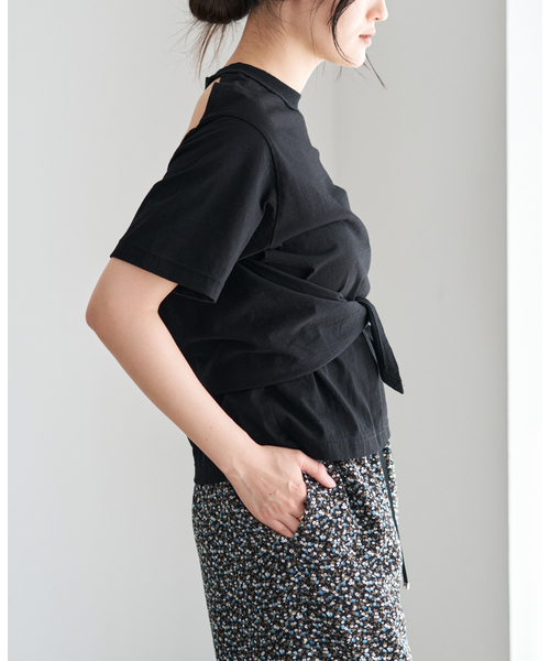 tシャツ CURRENTAGE/カレンテージ デザインカットソー A2561UTS412 レディースの画像