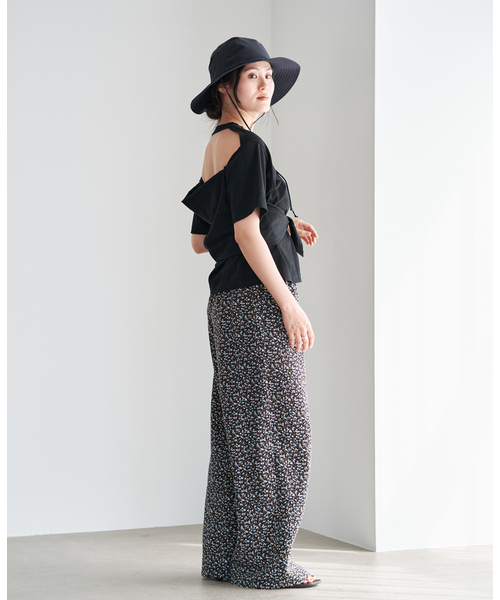 tシャツ CURRENTAGE/カレンテージ デザインカットソー A2561UTS412 レディースの画像
