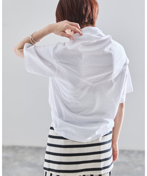 tシャツ CURRENTAGE/カレンテージ デザインカットソー A2561UTS412 レディースの画像