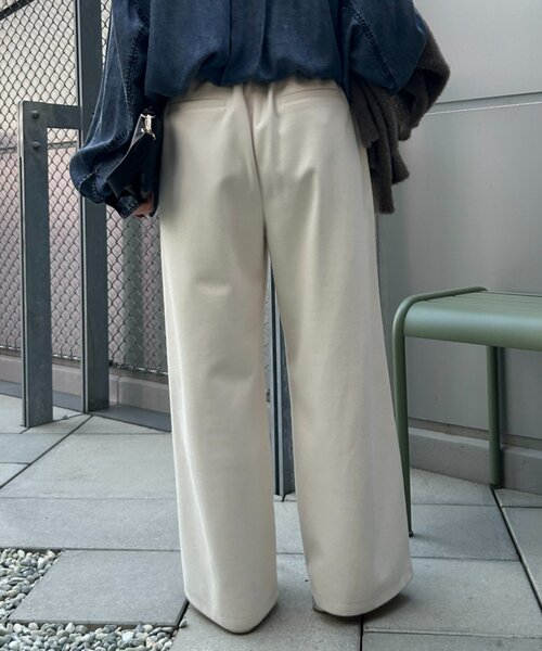「Jena espace merveilleux」 イージーパンツ 1 ベージュ レディース_画像6