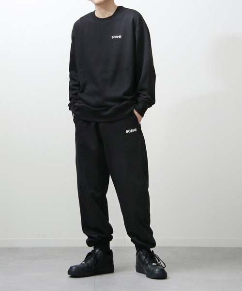 「SCENE」 スウェットカットソー X-LARGE 杢グレー メンズ_画像6