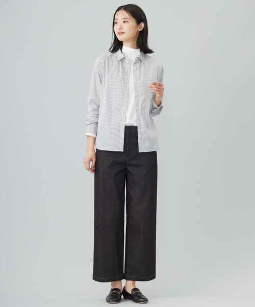 「J.PRESS」 長袖カットソー LARGE ベージュ レディース_画像8