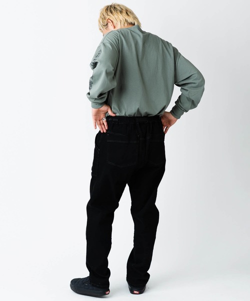 「gym master」 デニムパンツ SMALL インディゴブルー メンズ_画像4