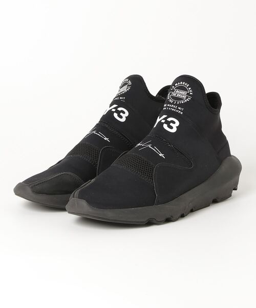Y-3 「Y-3」 ハイカットスニーカー 27cm ブラック メンズ : ZOZOTOWN 