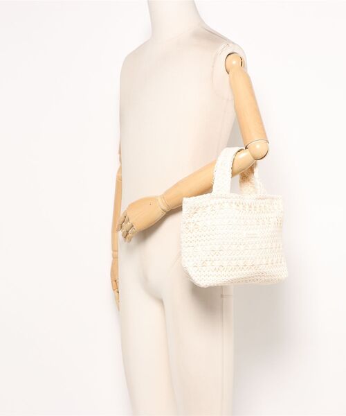 Mignonjour トートバッグ ミニ Mignonjour/レース編みミニトートバッグ