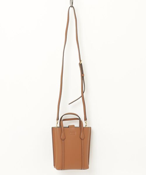 「TORY BURCH」 PERRY mini tote bag 2WAYバッグ - ブラウン レディース_画像2