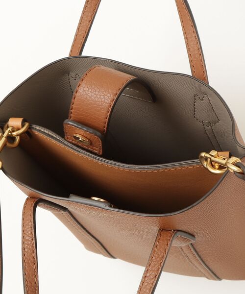「TORY BURCH」 PERRY mini tote bag 2WAYバッグ - ブラウン レディース_画像4