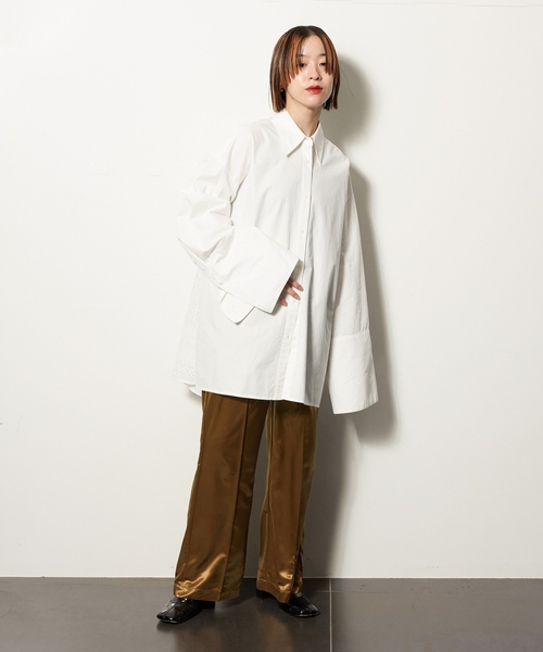 「CITYSHOP」 イージーパンツ 36 ブルー レディース_画像10