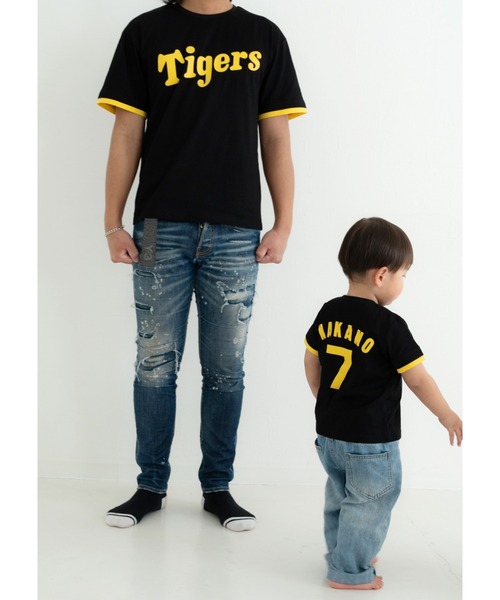 tシャツ 「阪神タイガース」キッズ背番号Tシャツ キッズ 子供服 男の子 女の子 | ベイビーアンドベイビー | 22