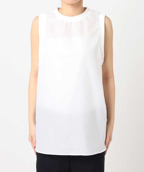 CALMER（カルメール） tシャツ LENO CLOTH RIB BL レディース 