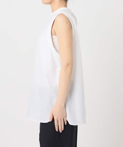 CALMER（カルメール） tシャツ LENO CLOTH RIB BL レディース 