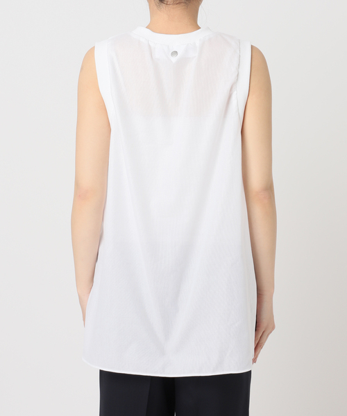 CALMER（カルメール） tシャツ LENO CLOTH RIB BL レディース 